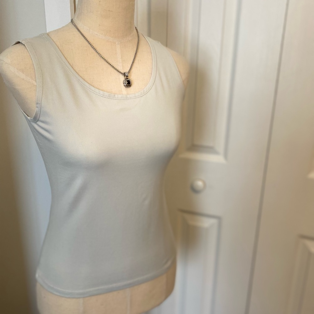 Light gray tank top by Casual Corner sz XS